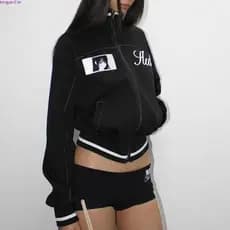 Cultura asiática Anime dos desenhos animados Kawaii menina rua curto uniforme de beisebol zíper Cardigan manga longa jaq