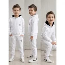 Conjunto Infantil Lançamento Menino Moletinho Inverno Blusa e Calça do 2 ao 14 anos Agasalho