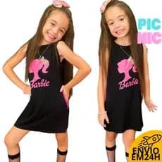 Vestido Infantil Estiloso Menina Verão 2026 Infanto Juvenil Top
