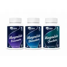 Kit 3 Magnésios Innovare 500mg | Treonato + Dimalato + Quelato