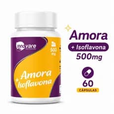 Amora com Isoflavona Suplemento Alimentar 60 Cápsulas Innovare