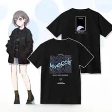 BanG Dream! É a Camiseta de Impressão 3D MyGO para Mulheres e Homens, Verão, Gola O, Manga Curta, Camiseta Engraçada, To
