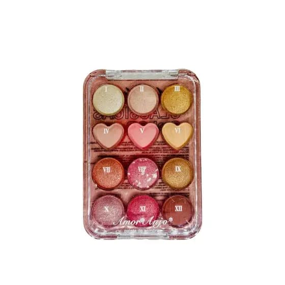Paleta de Sombras Amor Anjo – Paleta 02 | Sombra Única Pigmentada Matte  Make perfeita