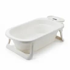 Banheira para Bebê 36 Litros Dobrável em Silicone Portátil Compacta
