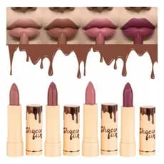 NOVAS CORES LA CREME CHOCO CAKE ALFAJOR NAPOLITANO BATOM SOFT MATTE CHOCO FUN FENZZA