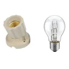 Kit Lampada Para Churrasqueira + Soquete E27 110v e 220v