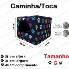 Caminha Cama Casinha Toca Iglu Cachorro Cão e Gato 3 em 1 fundo impermeável P, M e G