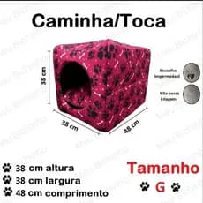Casinha cama toca lglu 3 em 1 para cães e gatos tamanho P,M,G,Extra G fundo impermeável colchão removível linha Premium