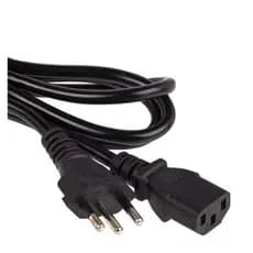 Cabo de Força Tripolar P/ Fonte Pc Monitor Padrão Inmetro - 1.5M  SK
