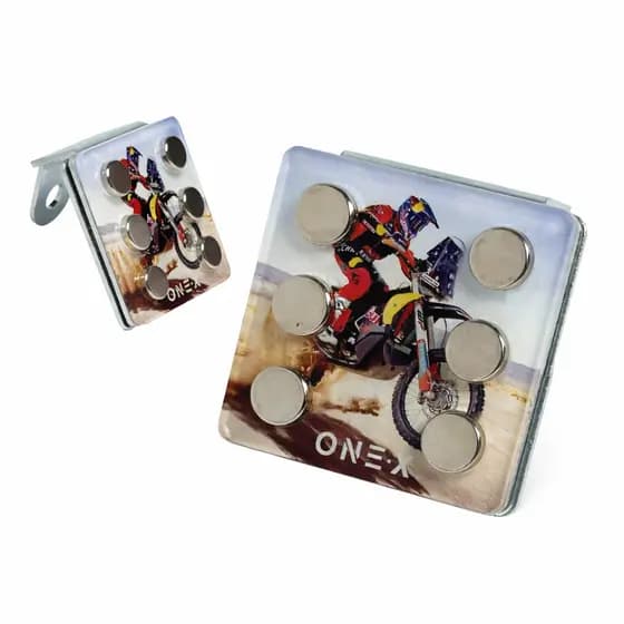 Suporte Magnético p/ moto 6 Imã Extra Forte Prata Motoboy ( SORTIDO ) | EL-1927 MTCT