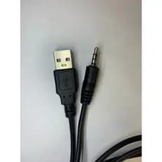 Cabo USB para P2 3,5mm | Alimentação e Áudio | Compatível com Caixas de Som e Som Automotivo  USB-P2