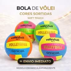 Bola de Vôlei Soft Touch Super Macia Recreação Praia e Quadra