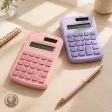 Mini Calculadora de Bolso com 8 Dígitos em Plástico Portátil