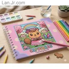 Livro de Colorir Capivaras - Diversão Criativa