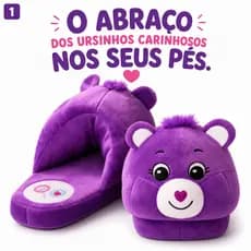 Pantufa Confortável Tamanho P e G Cacau Show