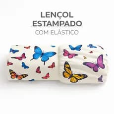 LENÇOL AVULSO ESTAMPADO COM ELASTICO CASAL QUEEN KING TOQUE SUAVE
