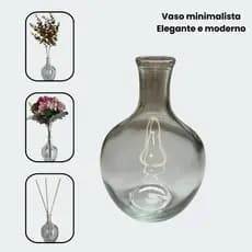 Mini Vaso de Vidro Decorativo Minimalista Multiuso – Casa Decoração Sala Lavabo Casamento Criativo
