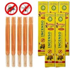 90 Palitos Incenso Repelente mata mosquito - Proteção Anti-Insetos, Seguro para Crianças