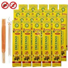 Kit 150 Incensos Ação Repelente Contra Mosquito Barata Caixas Natural Osmanthus