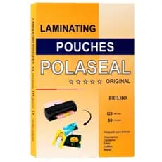 Plástico Para Plastificação Polaseal A4 0.05 Pouch Film 125 micras 300/200/100 Folhas 220x307