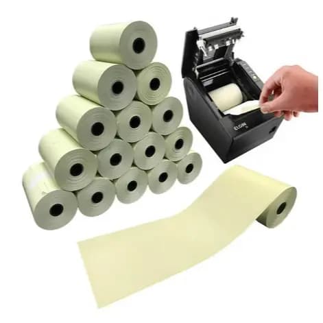 Bobina Térmica de 40 metros 80X40 Cupom Fiscal branca com 30 unidades PDV p/ impressora 80mm