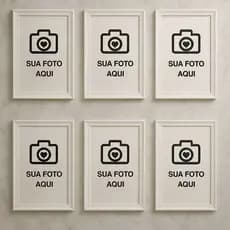 quadrinhos quadros personalizados com foto placas decorativas parede sala quarto decoração