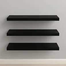 Kit 3 Prateleiras 30cm MDF Luxo Nichos Sala Cozinha Quarto Banheiro Com Kit De Instalação