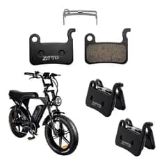 Pastilha de Freio Para Bicicleta Elétrica OUXI Freio ZOOM Disco Hidráulico Semimetálica