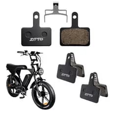 Pastilha de Freio Para Bicicletas Elétricas Disco Hidráulico Semimetálica Compatível Vários Modelos