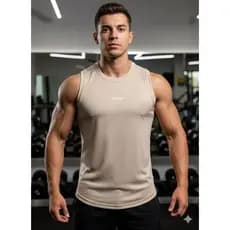 Camiseta Masculina Regata Dry Fit Machão Praia Verão Piscina Esportes, sem manga Tecido premium
