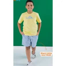 Short Mauricinho Infantil em Tecido Linho Premium – Conforto, Estilo e Alto Padrão para Meninos!