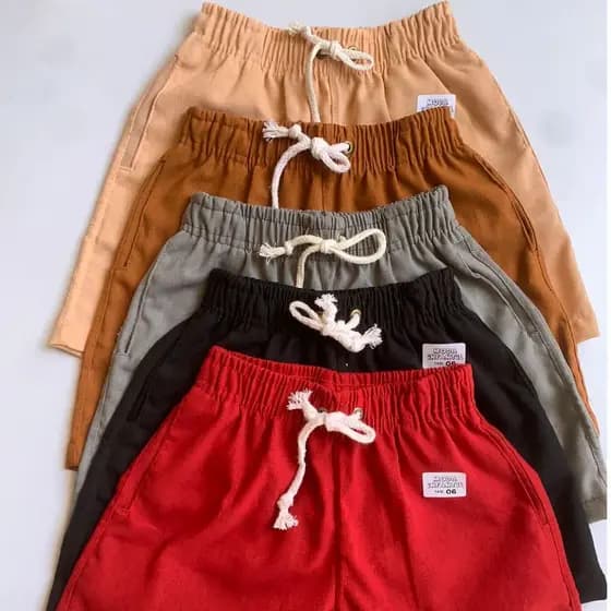 Kit com 1,2,3 Peças de Short Mauricinho Infantil com bolso em Linho –  Premium para Menino, Confortável e Estilosa