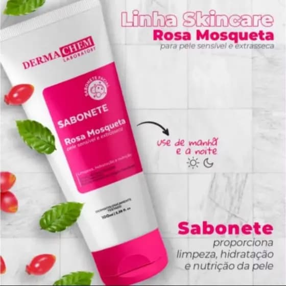 Sabonete Facial - Esfoliante Facial - DermaChem 100 ml