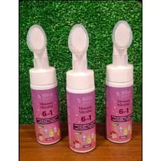 Sabonete Mousse Micelar 6 em 1 Briá Beauty - Ácido Hialurônico Colágeno  Aloe  vera Rosa Mosqueta e Ativos hidratantes