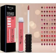 Batom Líquido 24 Horas Max Love Efeito Matte - Diversas Cores - Alta Pigmentação Alta Duração - 4ML