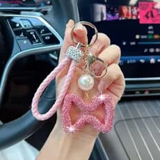 Chaveiro De Corda De Couro TIANCHUANG , Arco De Estilo Simples Com Design Oco , Pingente De Chave De Carro Elegante