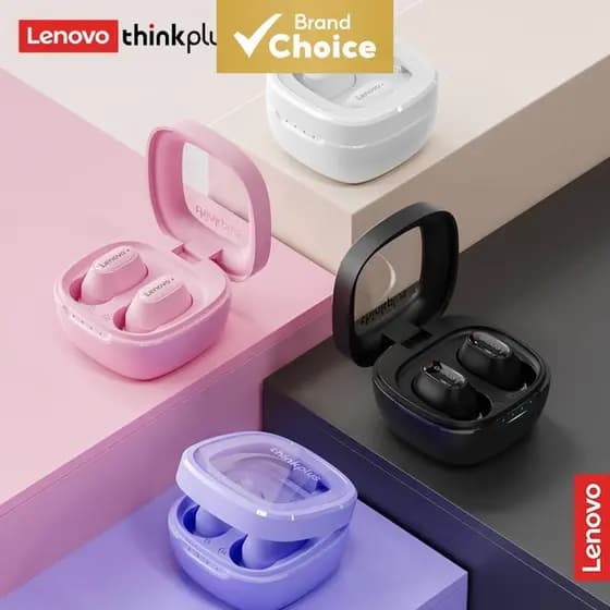 Fones de ouvido Lenovo XT62 Bluetooth 5.3 Mini Fones Sem Fio HiFi Esportivos com Redução de Ruído com Microfone Controle