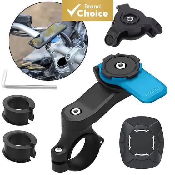 Suporte de celular para moto, suporte de telefone para motocicleta, suporte de celular para guidão, braçadeira