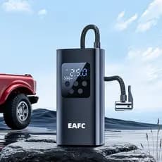 Inflador de pneus elétrico portátil com fio, bombas de ar para bicicletas, bomba de ar para carros, compressor de ar