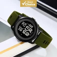 SKMEI 2218 Rel贸gio De Pulso Esportivo Digital Para Homens Com Contagem Regressiva E Cron么metro 5Bar 脌 Prova D'谩gua