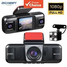 Câmera Veicular 4 Canais com Visão Noturna DVR para Carro 360° Visão Frontal Esquerda Direita Traseira Gravação em Loop