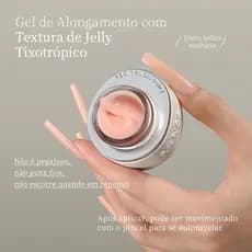 Gel Jelly para Alongamento 30g Para Alongamento De Unhas Pode ser usado com moldes de sanduíche -mr nail