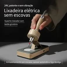 Lixadeira Elétrica de Unha Sem Escovas MR NAIL Profissional Sem Fio Nail Drill Display Digital Recarregável 30000RPM