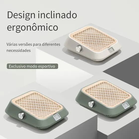 Aspirador de Pó para Unhas MR NAIL Profissional Coletor Nail Dust Motor Brushless Recarregável com Fio