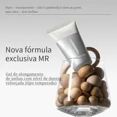 Gel Alongador de Cristal MR Nail 30g Inovador com Alta Resistência Compatível com Moldes de Unha