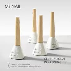 Gel Funcional para Unhas MR NAIL Desidratador Base Ultrabond Top Coat Blindado Alto Brilho Fortalecedor