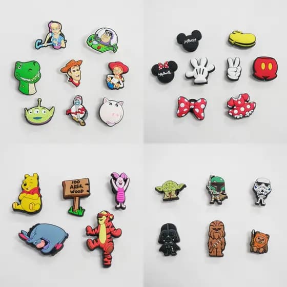 Miss Zoe Jibtz Disney Mickey Mouse Acessórios Para Peixes Star Wars Winnie the Pooh Monsters University