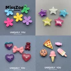 Miss Zoe Jibtz 3D Flor Acessórios Para Pés 3D De Animais