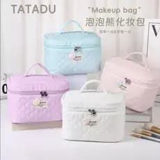 Nova Bolsa de Maquiagem com Padrão de Céu e Terra, Bolsa para Viagem, Bolsa de Maquiagem