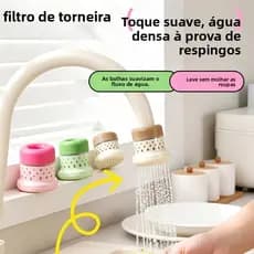 Filtro para torneira, purificador de água universal à prova de respingos para cozinha, bico de purificação de água da to